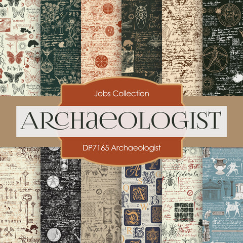 Archaeologist Digital Paper DP7165 - Digital Paper Shop