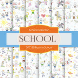Back To School Digital Paper DP7180 - Digital Paper Shop