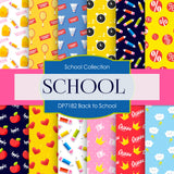 Back To School Digital Paper DP7182 - Digital Paper Shop