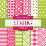 Spring Digital Paper DP723 - Digital Paper Shop - 1