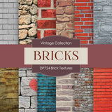 Brick Textures Digital Paper DP724 - Digital Paper Shop