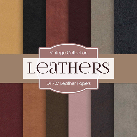 Leather Papers Digital Paper DP727 - Digital Paper Shop