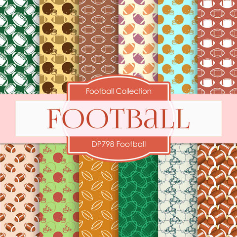 Football Digital Paper DP798 - Digital Paper Shop