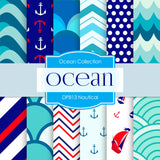 Nautical Digital Paper DP813 - Digital Paper Shop