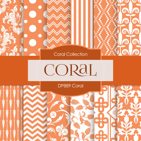 Coral Digital Paper DP889 - Digital Paper Shop - 1