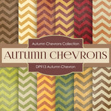 Autumn Chevron Digital Paper DP913 - Digital Paper Shop - 1