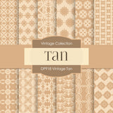 Vintage Tan Digital Paper DP918 - Digital Paper Shop