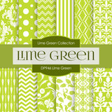Lime Green Digital Paper DP946 - Digital Paper Shop - 1