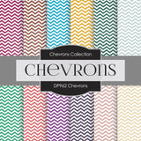 Chevrons Digital Paper DP962 - Digital Paper Shop - 1