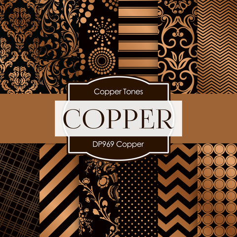Copper Digital Paper DP969 - Digital Paper Shop