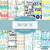 Beach Digital Paper DW017 - Digital Paper Shop