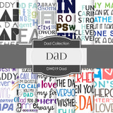 Dad Digital Paper DW019 - Digital Paper Shop