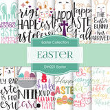 Easter Digital Paper DW021 - Digital Paper Shop