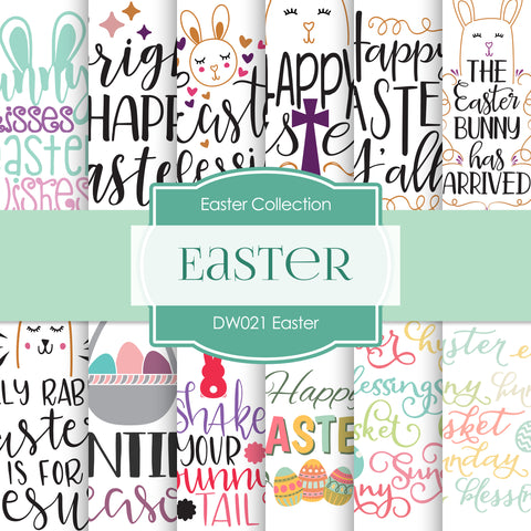 Easter Digital Paper DW021 - Digital Paper Shop