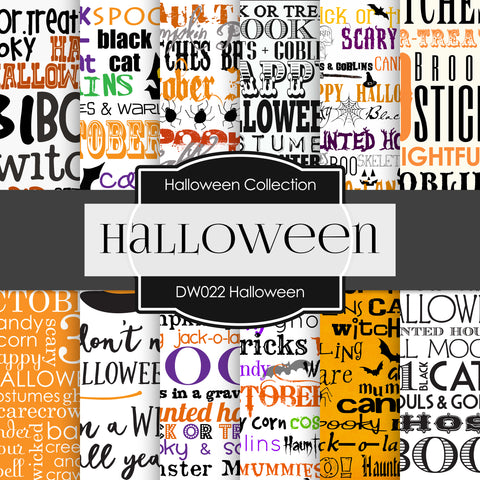 Halloween Digital Paper DW022 - Digital Paper Shop