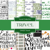 Travel Digital Paper DW027 - Digital Paper Shop