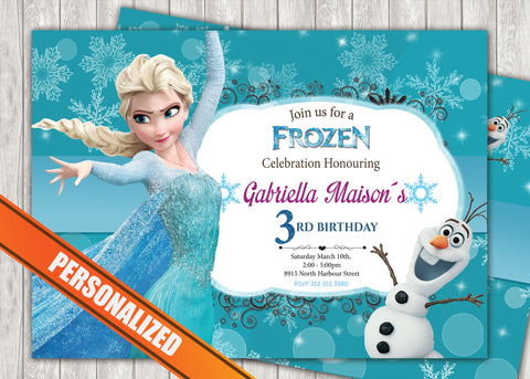 Frozen Greeting Card PC014 - Digital Paper Shop