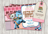 Sheriff Callie Greeting Card PC035 - Digital Paper Shop