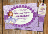 Princess Sofia Greeting Card PC039 - Digital Paper Shop