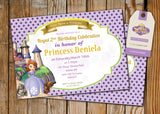 Princess Sofia Greeting Card PC041 - Digital Paper Shop