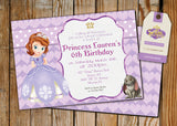 Princess Sofia Greeting Card PC043 - Digital Paper Shop