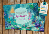 Little Mermaid Greeting Card PC045 - Digital Paper Shop