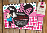 Minnie Mouse Greeting Card PC070 - Digital Paper Shop