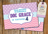 Doc McStuffins Greeting Card PC073 - Digital Paper Shop