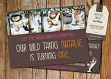 Where the Wild Things Are Greeting Card PC084 - Digital Paper Shop