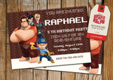 Wreck It Ralph Greeting Card PC136 - Digital Paper Shop
