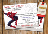 Spiderman Greeting Card PC138 - Digital Paper Shop