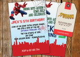 Spiderman Greeting Card PC139 - Digital Paper Shop