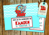Tom And Jerry Greeting Card PC150 - Digital Paper Shop