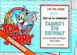 Tom And Jerry Greeting Card PC150 - Digital Paper Shop