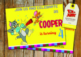 Tom And Jerry Greeting Card PC154 - Digital Paper Shop