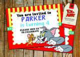 Tom And Jerry Greeting Card PC157 - Digital Paper Shop