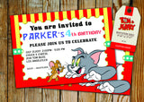 Tom And Jerry Greeting Card PC157 - Digital Paper Shop