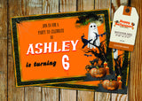 Halloween Greeting Card PC165 - Digital Paper Shop