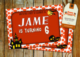 Halloween Greeting Card PC167 - Digital Paper Shop
