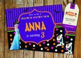 Frozen Halloween Greeting Card PC196 - Digital Paper Shop