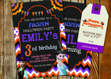 Frozen Halloween Greeting Card PC198 - Digital Paper Shop