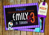 Frozen Halloween Greeting Card PC200 - Digital Paper Shop