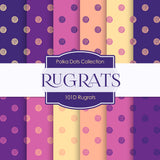 Rugrats Digital Paper 110D - Digital Paper Shop