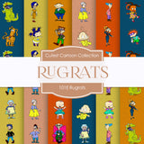 Rugrats Digital Paper 110E - Digital Paper Shop