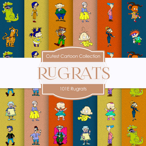 Rugrats Digital Paper 110E - Digital Paper Shop