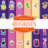 Rugrats Digital Paper 110J - Digital Paper Shop